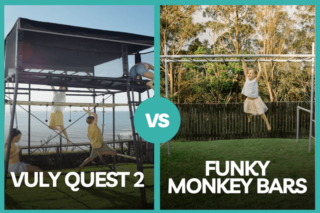 Dpl Monkey Funky Monkey Bars vs Vuly Quest: Australian Backyard Play Equipment ...